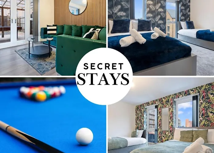 Luxury City Centre 5 Bed House With Free Parking- Sleeps 12